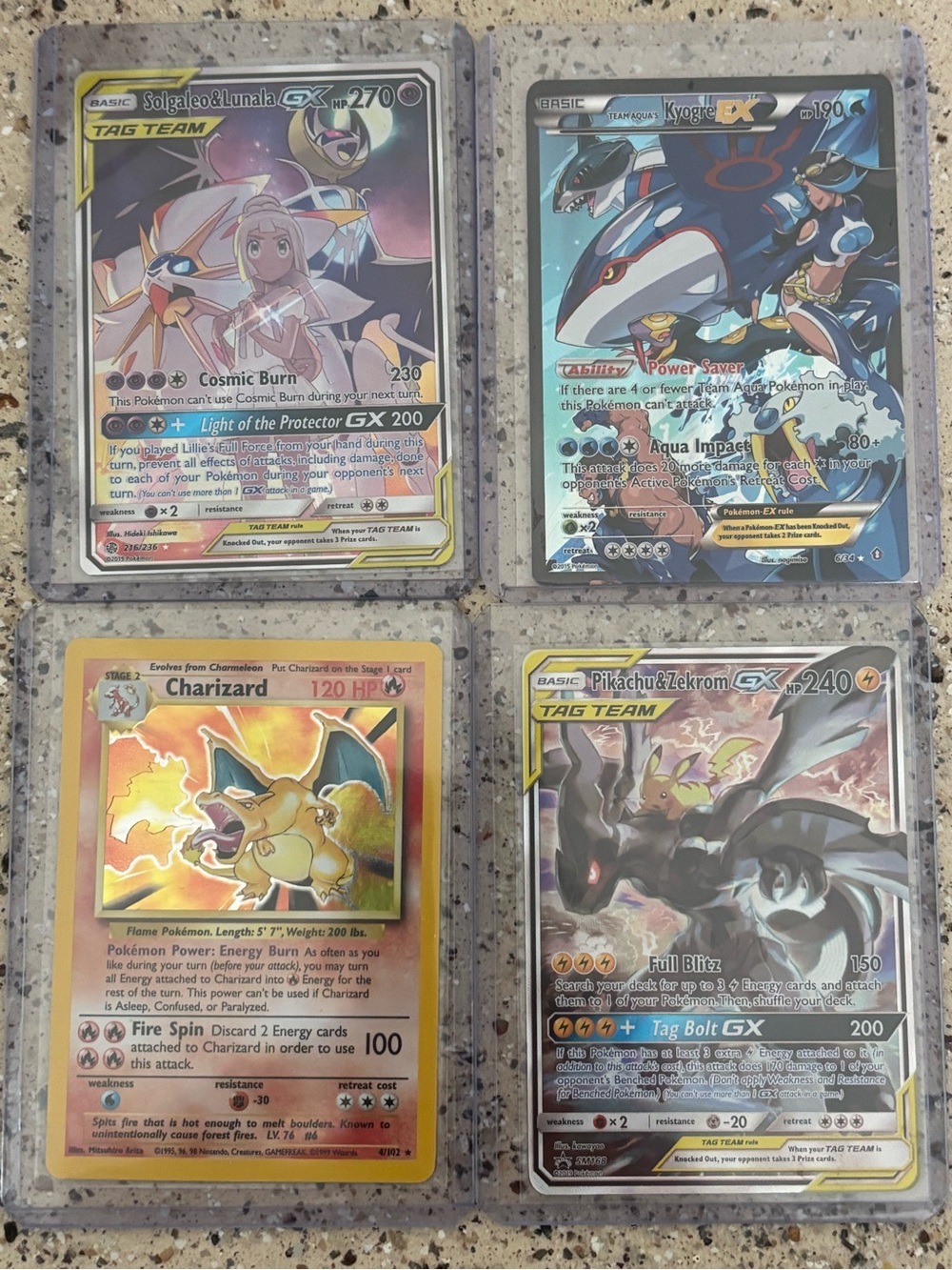 Pokémon Trading Card Lot - GX & Holographic Charizard, Pikachu & More